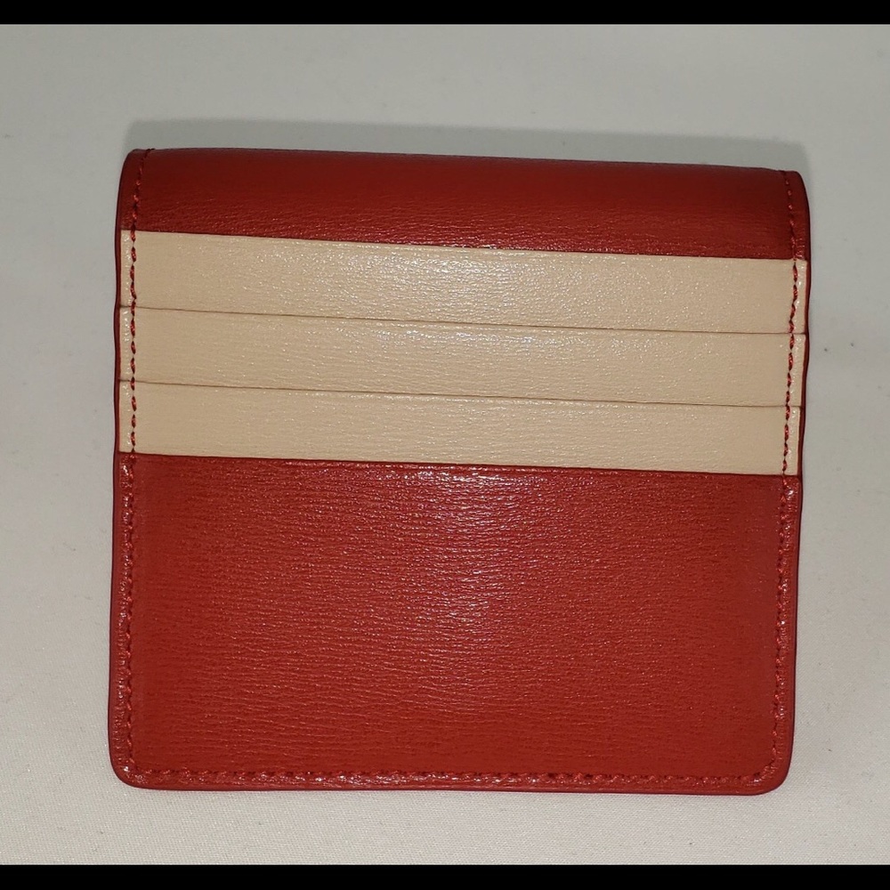 Salvatore Ferragamo Gancini French Wallet in Red - Picture 4 of 5